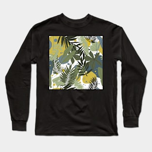 Tropical leaves Long Sleeve T-Shirt